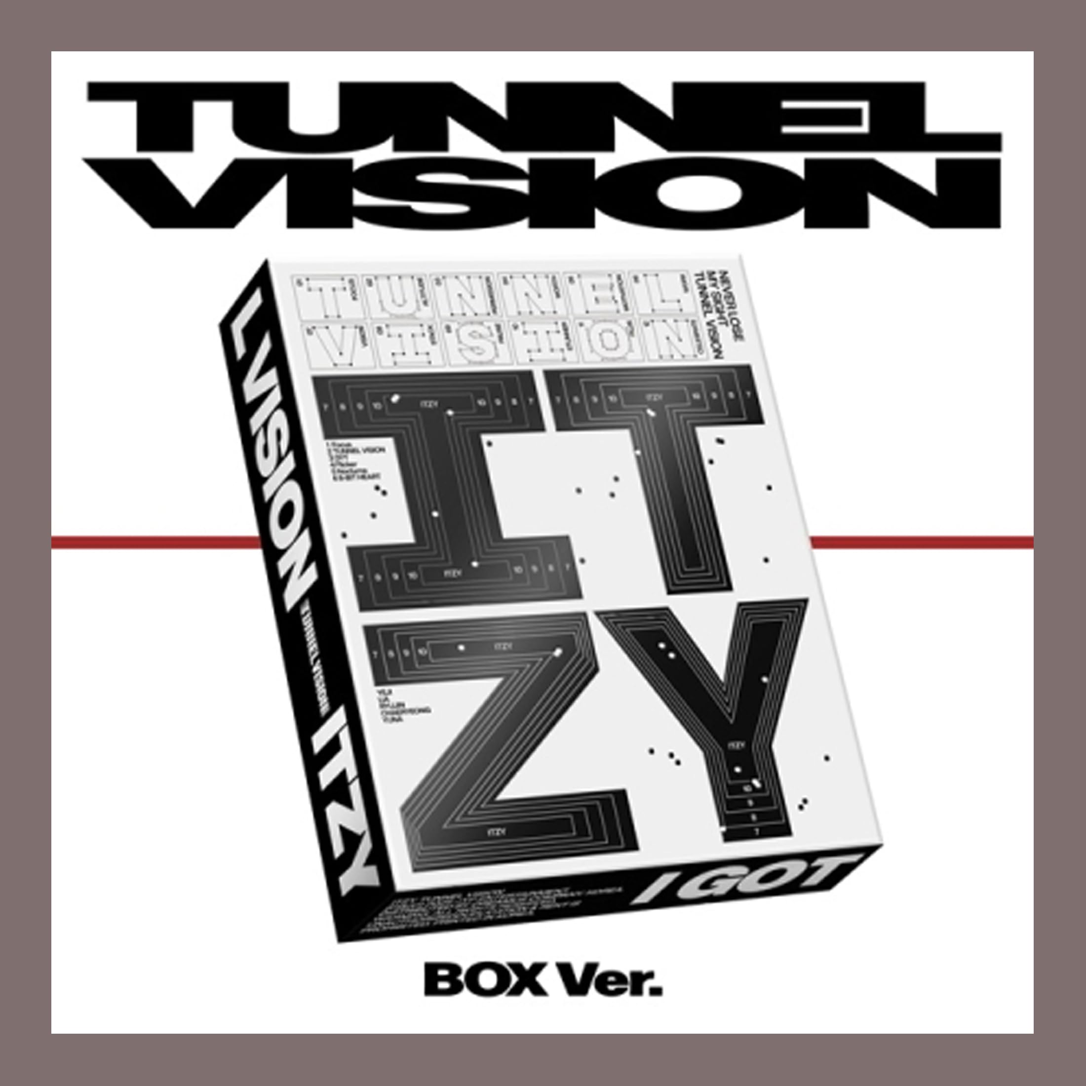 Amazon.com: ITZY Tunnel Vision 11th Mini Album (Box Ver.) : Home